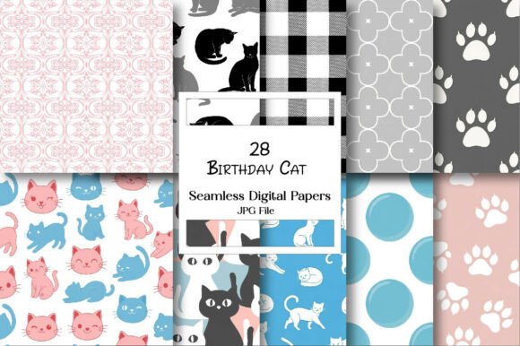 Birthday Cat Digital Paper Pack: A Comprehensive Guide for Creative Projects