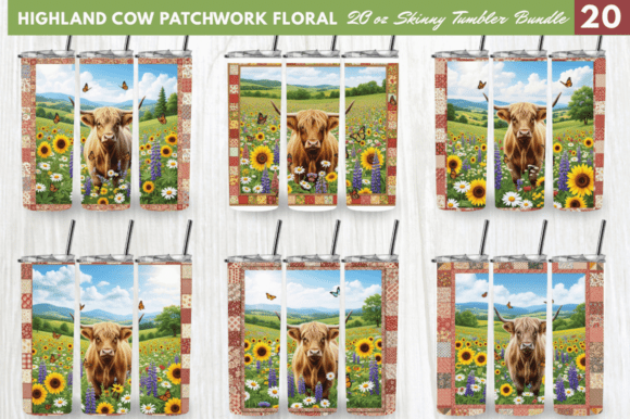 Bring Rustic Charm to Your Crafting with Highland Cow Tumbler Wraps