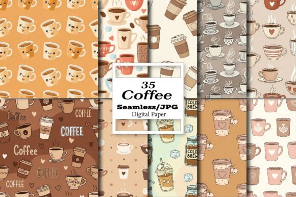 Coffee Seamless Digital Paper: A Strategic Asset for Modern Creators