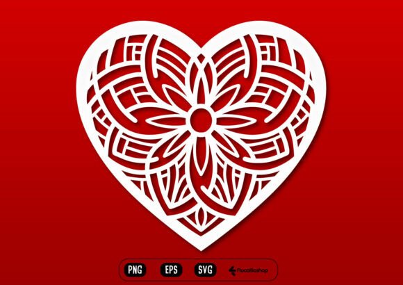 Detailed Mandala Heart Clipart: A Gateway to Elevated Craftsmanship