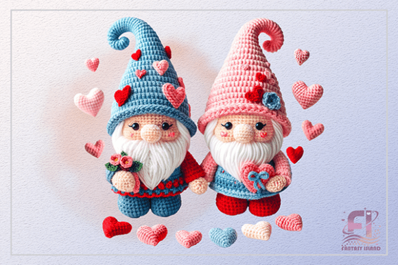 Evaluating Digital Clipart: When a Crochet Gnome Couple Valentine PNG Is the Right Fit