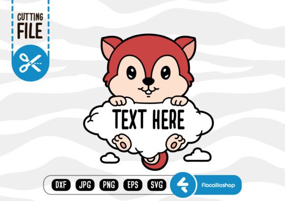 Forest Animal Cloud SVG Files for Crafting and Design