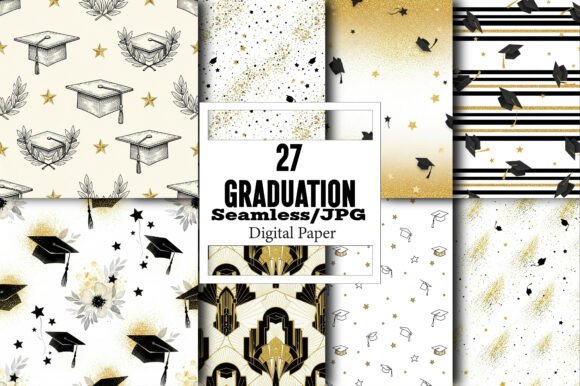 Graduation Digital Pattern for Your Creative Projects