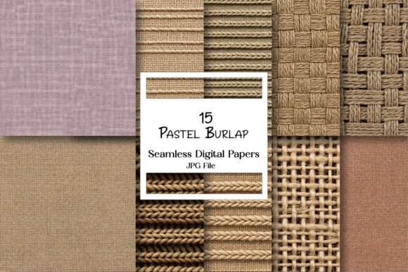 Pastel Burlap Digital Paper: The Textured Foundation for Modern Creativity