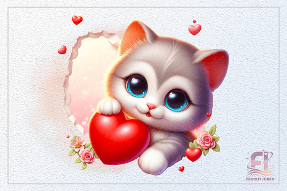 The Cute Kitten Peeking Through Hole Clipart: Your Secret to Eye-Catching Design