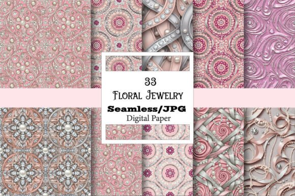The Floral Jewelry Seamless Pattern: A Universal Toolkit for Modern Creativity
