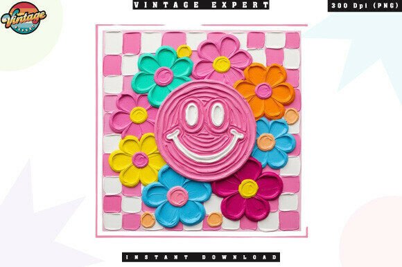 The Happy Face Flower Patch Aesthetic: Where Color, Joy, and Digital Design Bloom