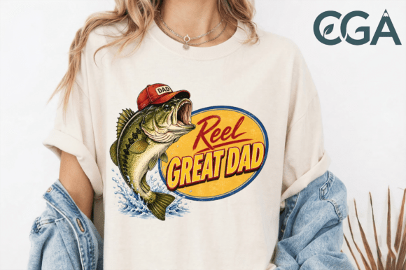The Reel Great Dad Bass Fishing Font: A Premium Display Design