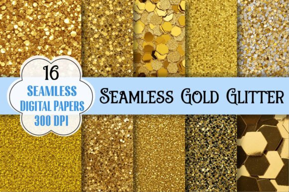 The Strategic Advantage of a Seamless Gold Glitter Digital Pattern
