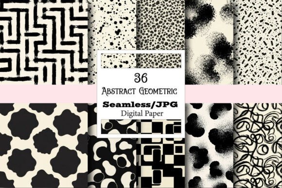 The Strategic Power of the Abstract Geometric Seamless Pattern