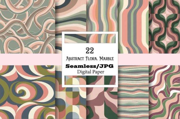 The Ultimate Guide to Abstract Floral Marble Digital Paper