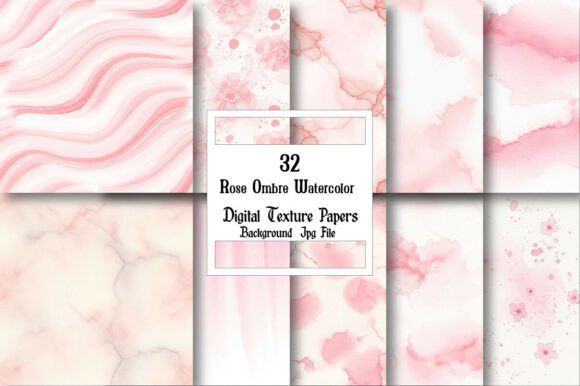 The Versatile Potential of a Rose Ombre Watercolor Background