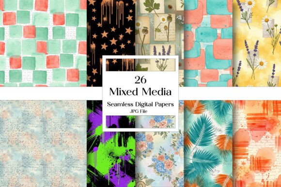 The Versatility of Mixed Media Digital Paper