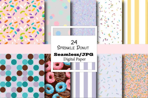 Unlocking Creative Potential: The Sprinkle Donut Digital Paper Pack in Your Design Workflow