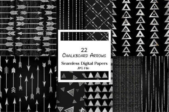 Unlocking Creativity with Chalkboard Arrows Digital Paper