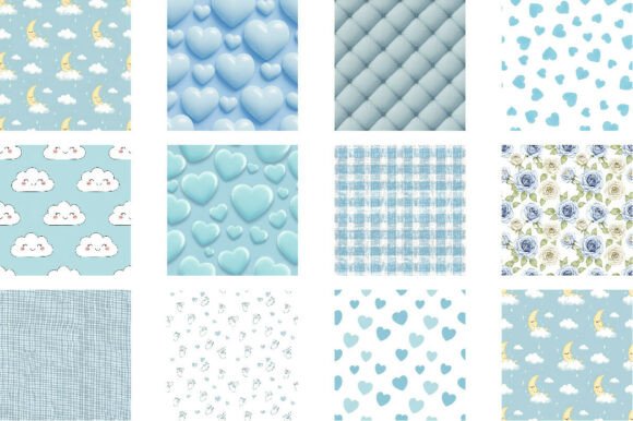 Unlocking Creativity with the Baby Blue Backgrounds Pattern