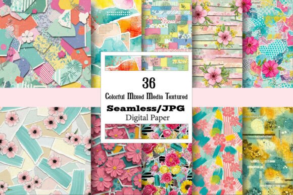 Your Creative Toolkit: The Colorful Mixed Media Textured Pattern